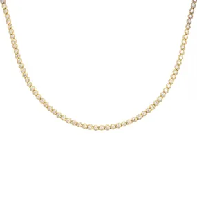 14k Buttercup Tennis Choker