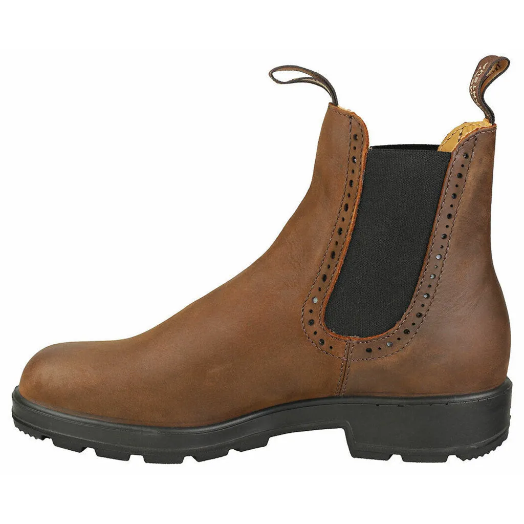 2151 Water-Resistant Leather Unisex Chelsea Boots