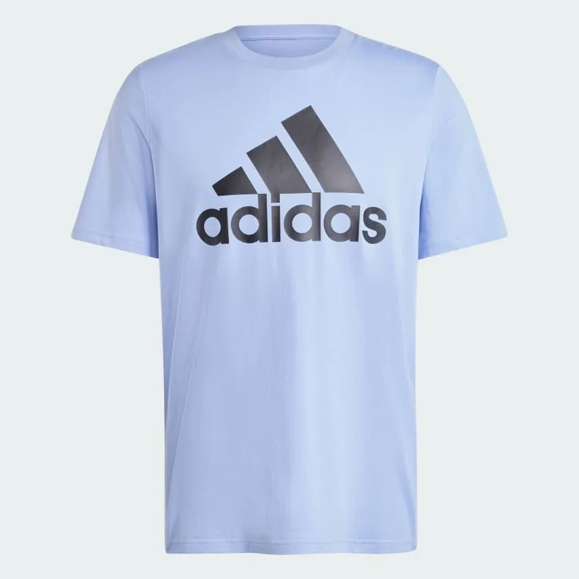 ADIDAS MEN'S ESSENTIALS BIG LOGO BLUE SPARK TEE