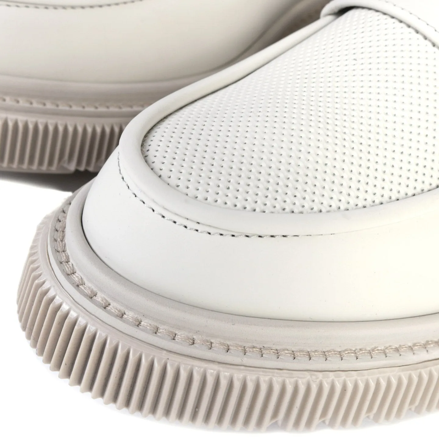 ADIEU TYPE 159 LOAFER POLIDO DOTS EMBOSSED WHITE