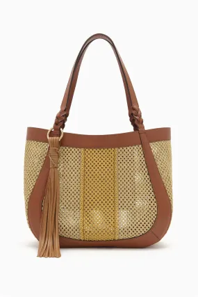 Albers East West Tote - Raffia Stripe