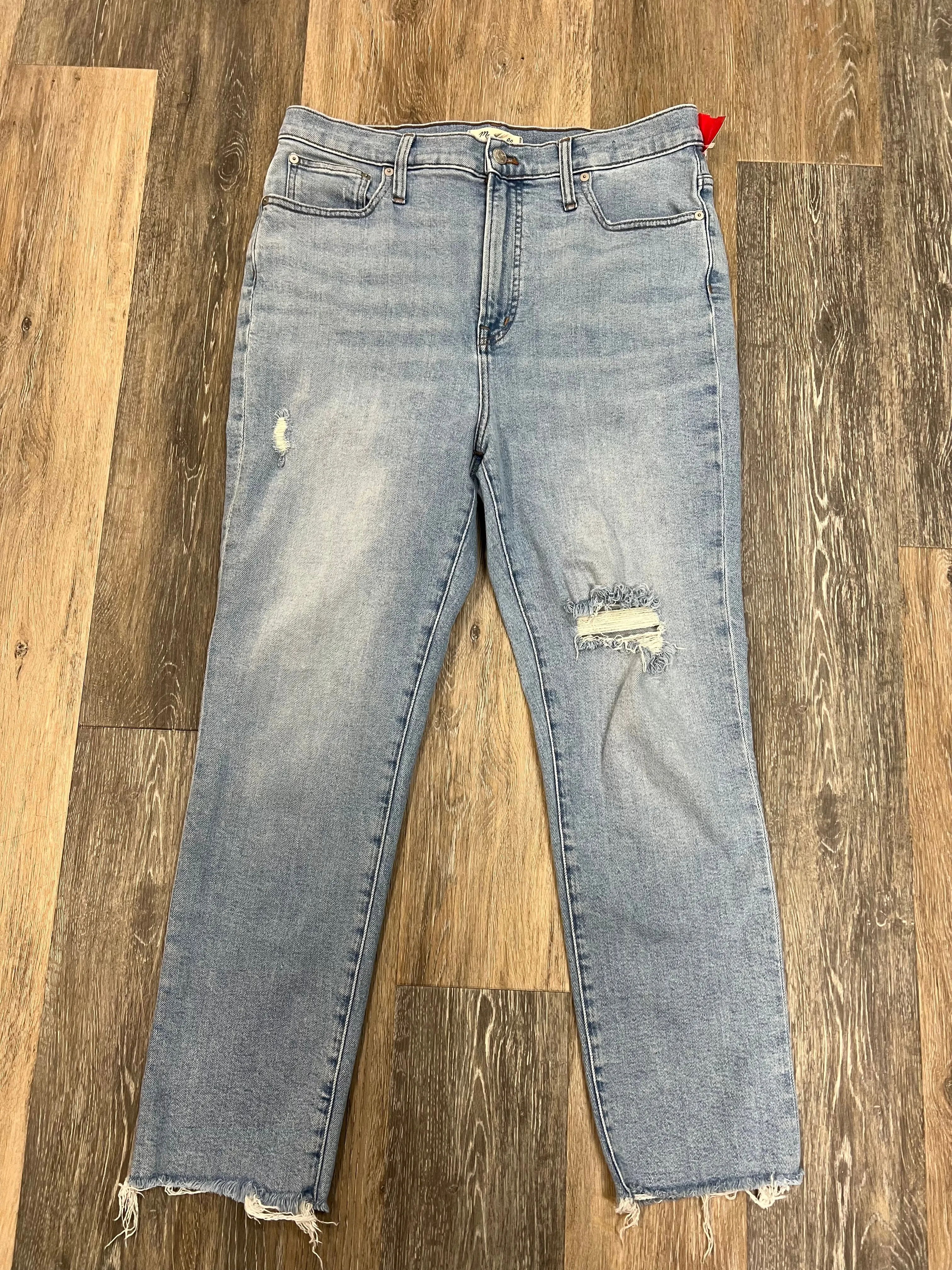 Blue Denim Jeans Straight Madewell, Size 12/31