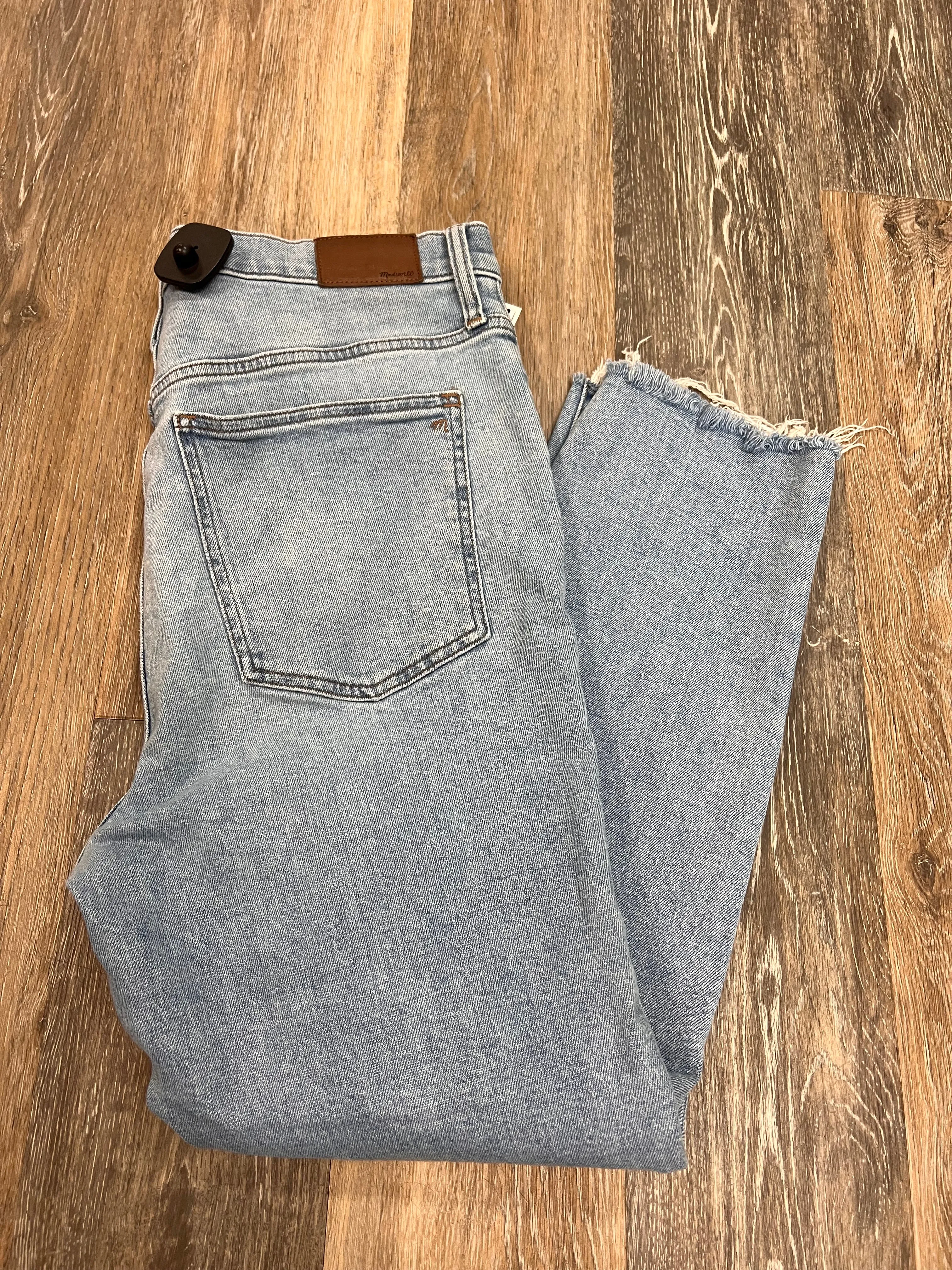 Blue Denim Jeans Straight Madewell, Size 12/31