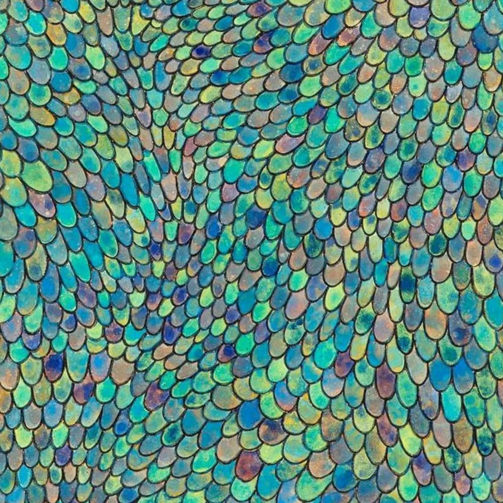 [blue scales abstract][limited edition print set by seth b minkin]