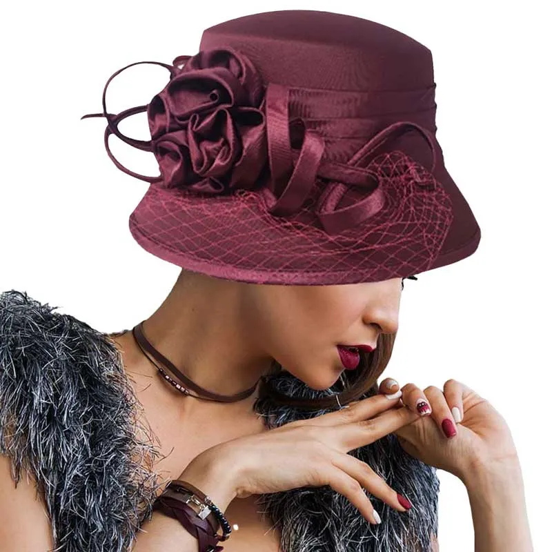 Bow Accented Dressy Hat