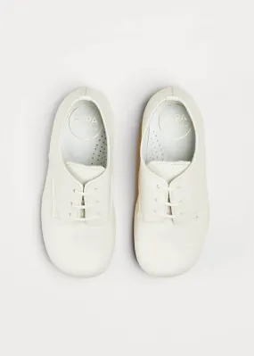 Boy's Ivory leather celebration shoes (20-34EU)