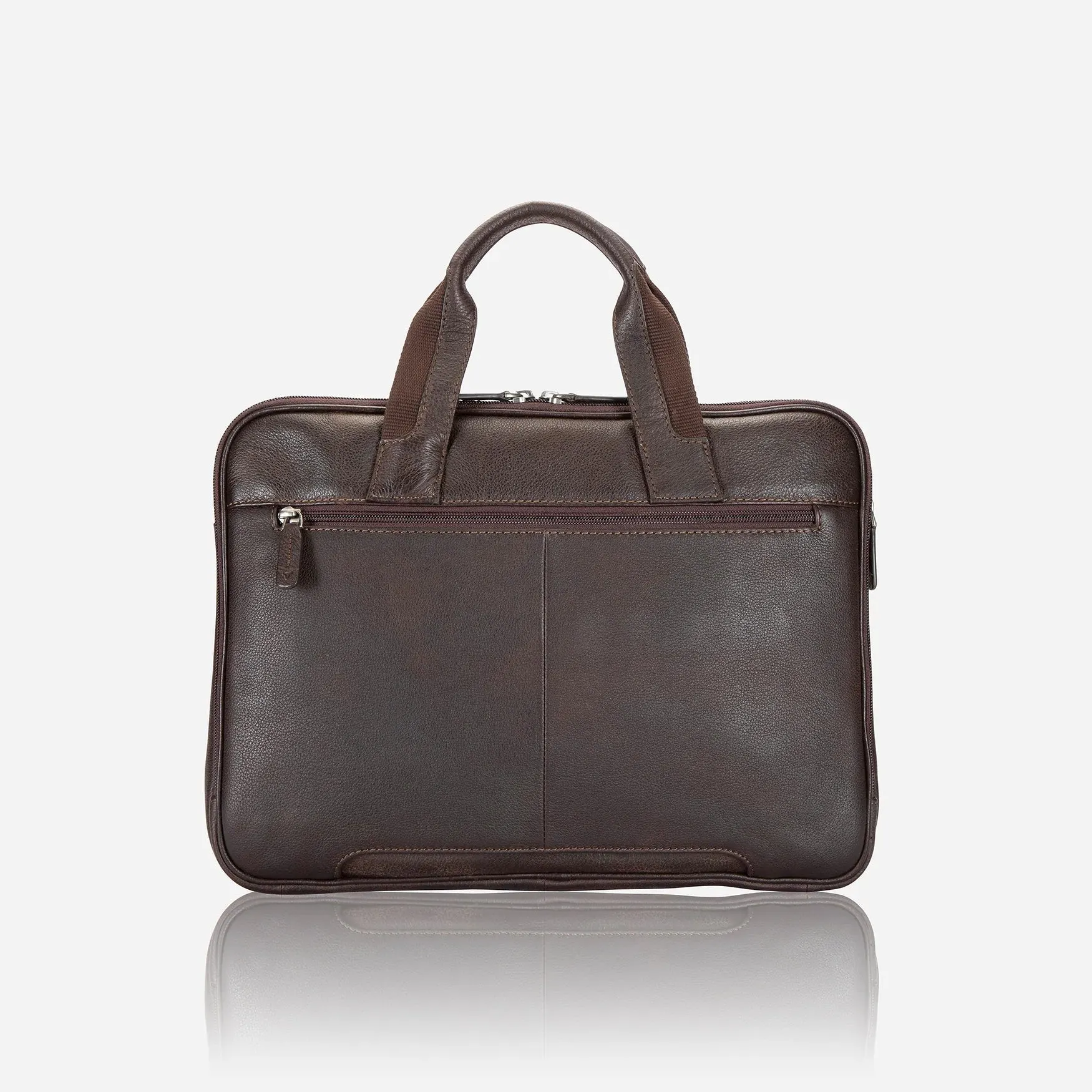 Brando Kudu Leather 13" Compact Laptop Bag | Brown