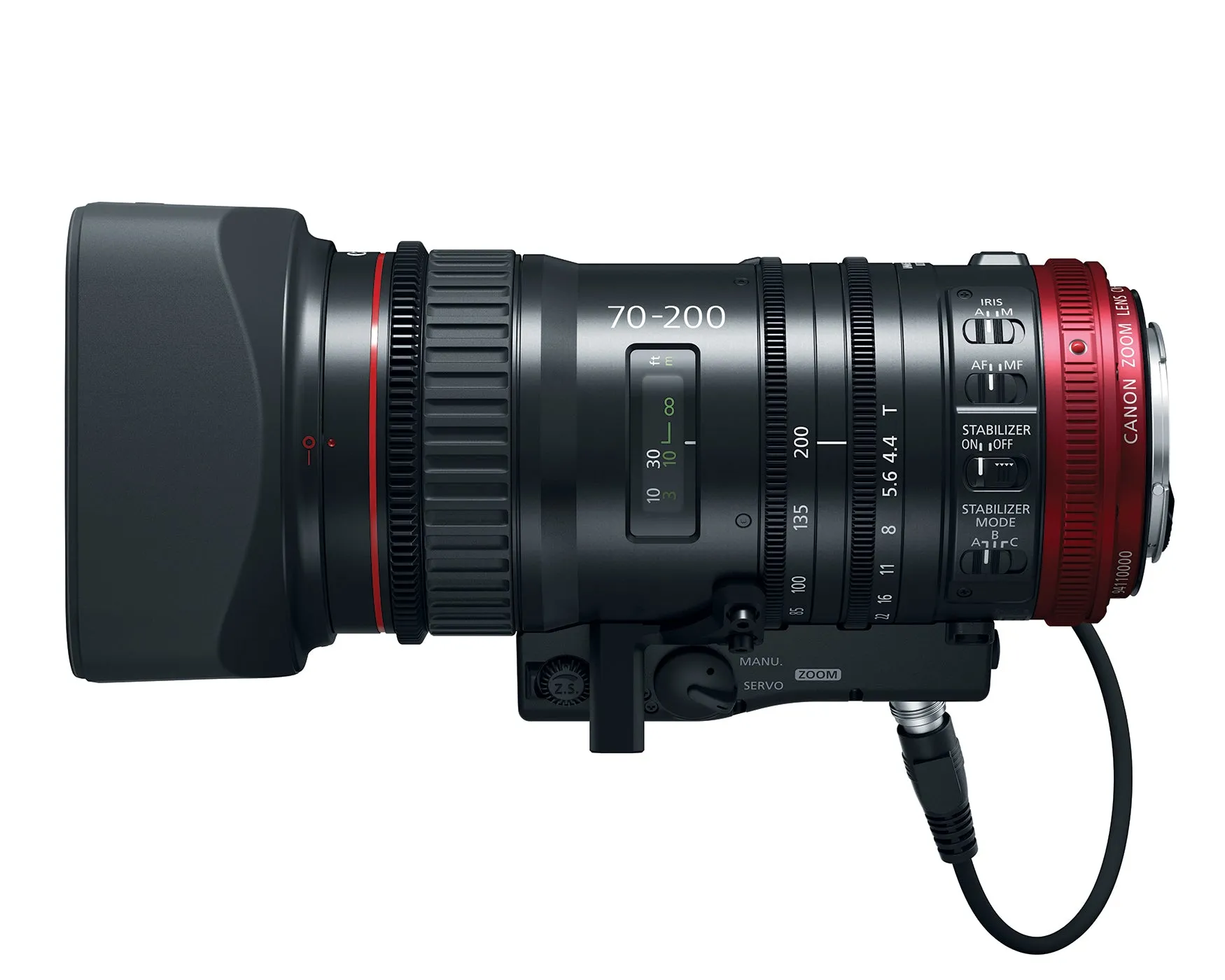 Canon CN-E 70-200mm T4.4 EF Compact-Servo Cine Zoom Lens with SS-41-IASD Kit