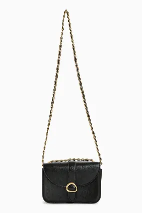 Esme Small Chain Crossbody - Noir