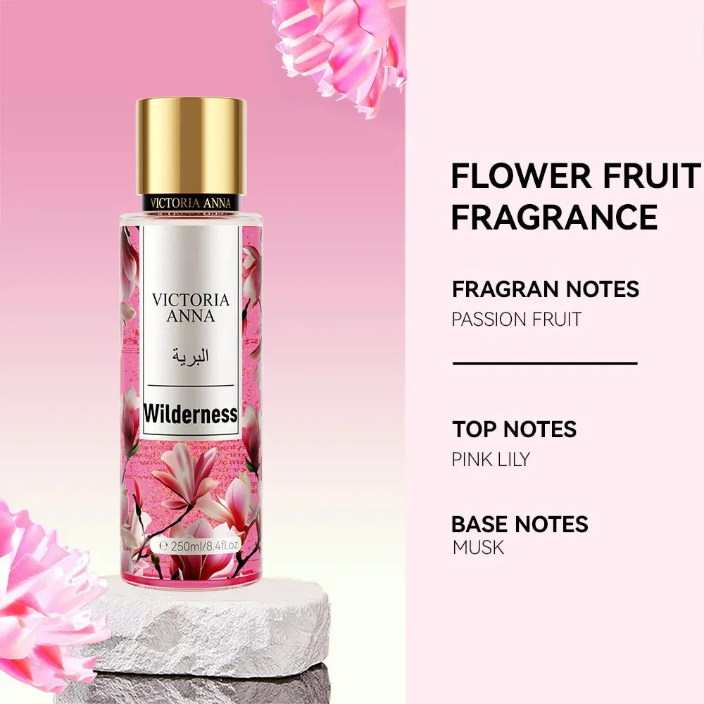 Fragrance Body Spray Floral Women Fruit Scented Body Spray Long Lasting Shining Parfums Mousse  250ML  Party Favors Cosmetics