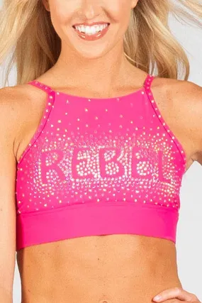 Gilmore Sports Bra in Hyper Pink