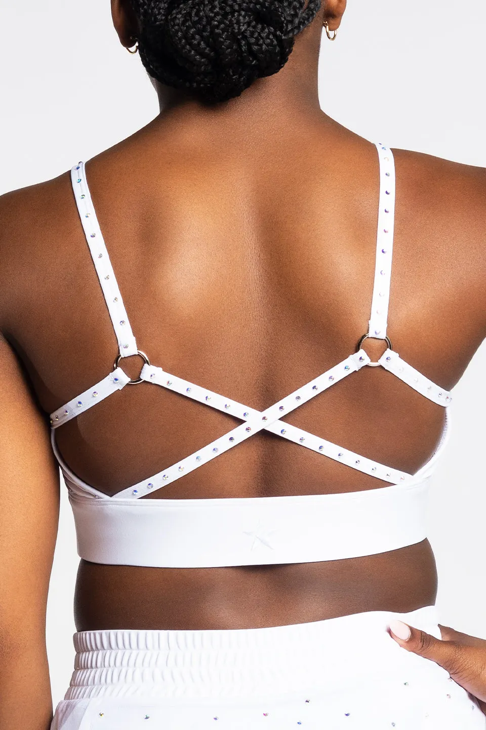 Gilmore Sports Bra in White