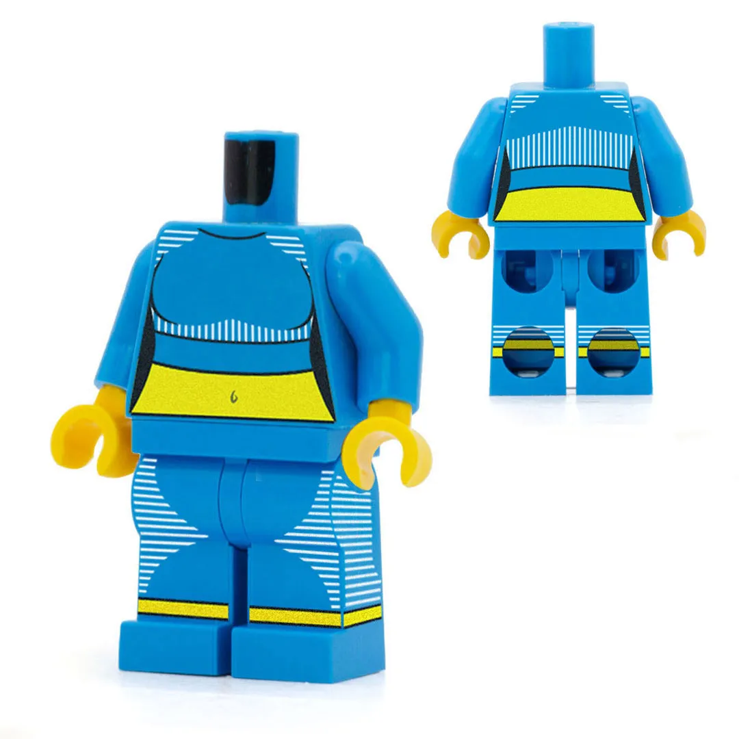 Gym Top and Leggings (Various Colours) - Custom Design Minifigure Outfit