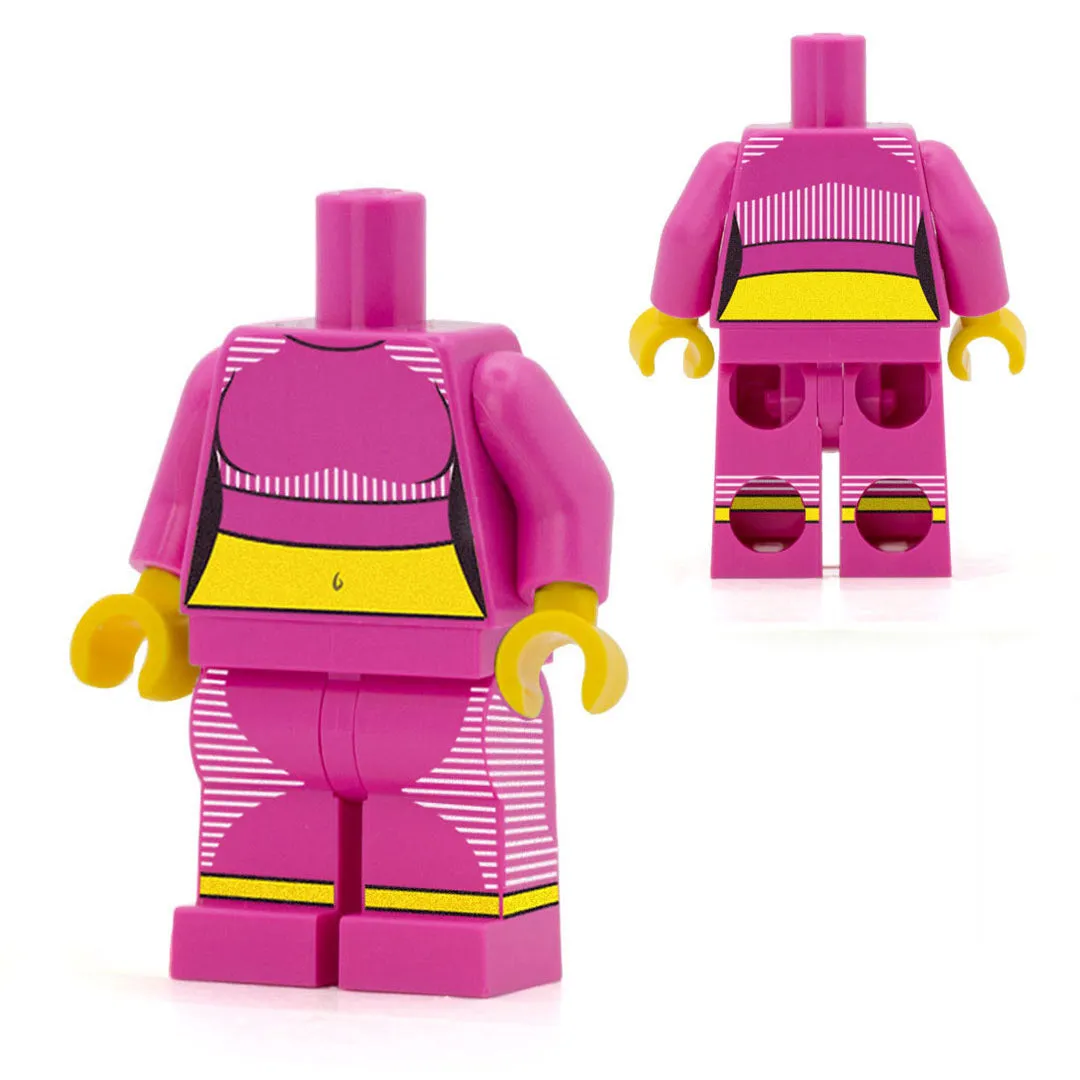 Gym Top and Leggings (Various Colours) - Custom Design Minifigure Outfit