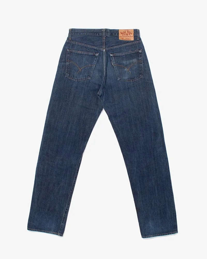 Japanese Repro Denim Jeans, Blue Blue Brand, Selvedge Denim, 2 - 31" x 36"