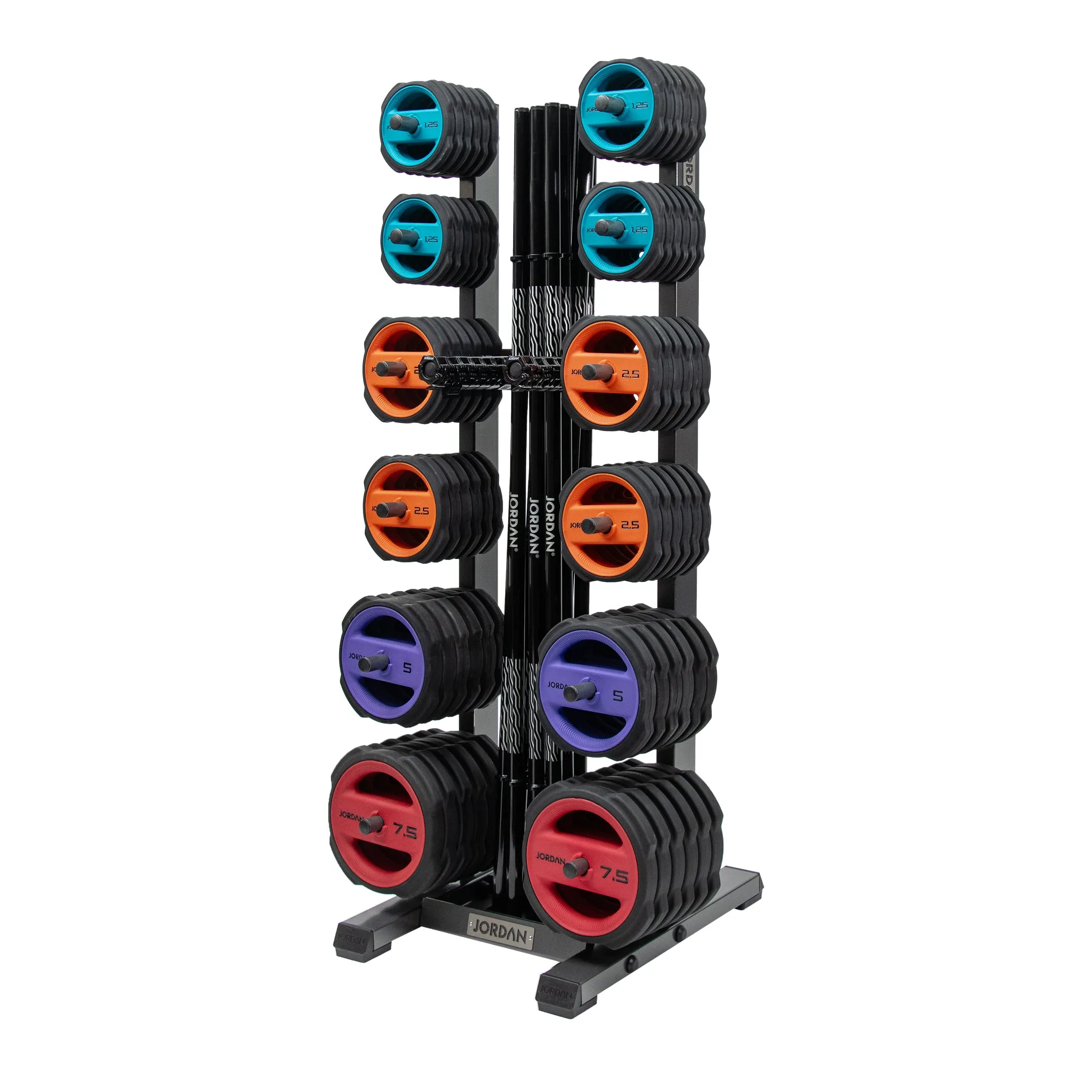 JORDAN Studio Barbell Racks (Holds 12 Sets/30 Sets)