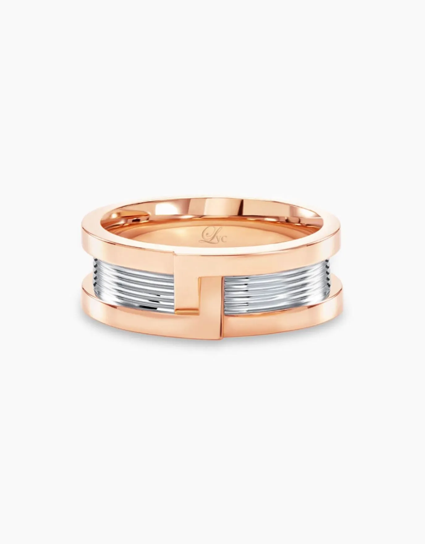 LVC Promise Interlocking Wedding Band