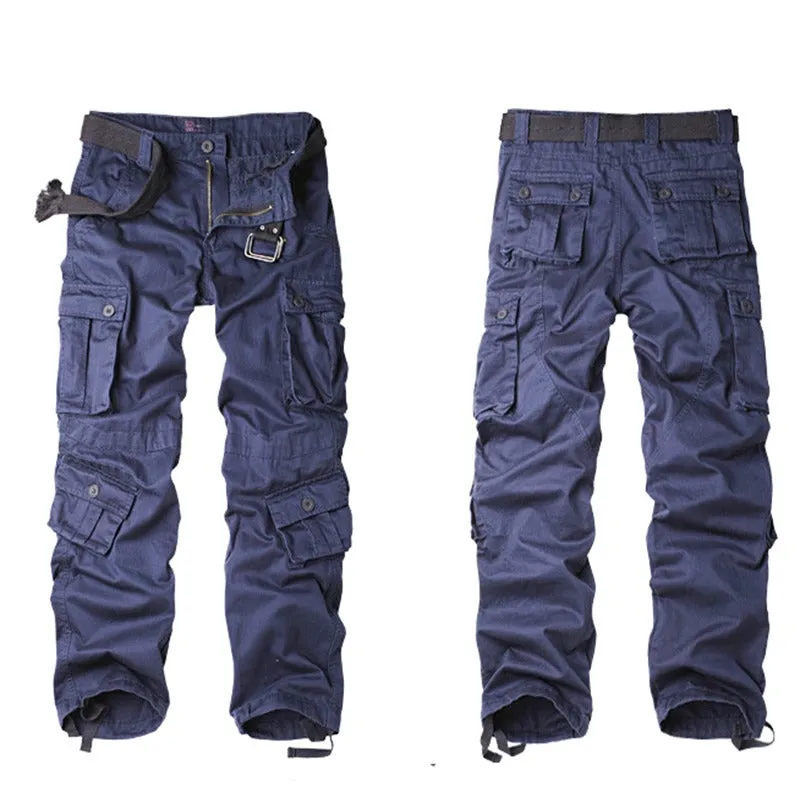 Men's Trousers Cargo Pants Outdoor Multi-Pocket Overalls Trousers Plus Size Casual Pants |