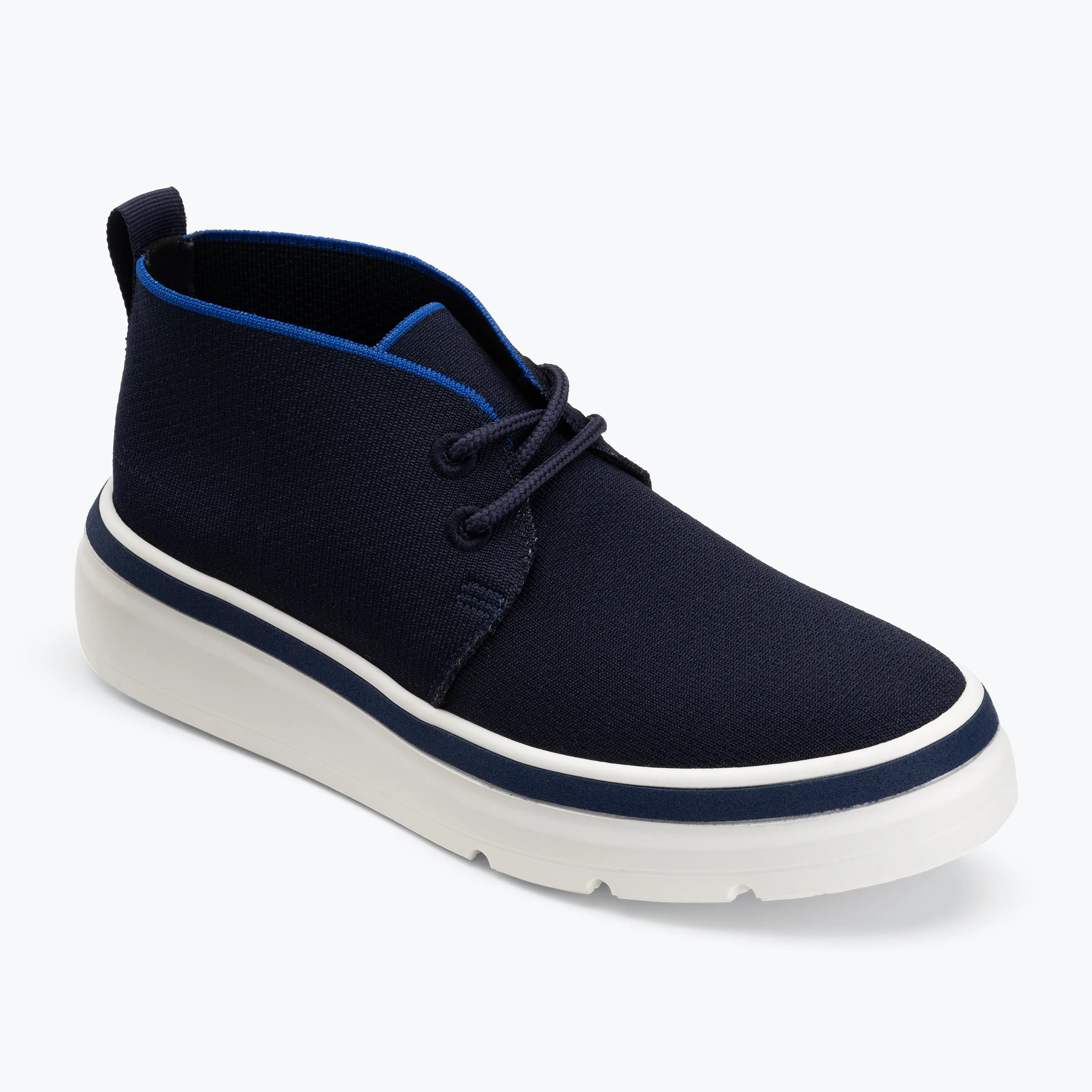 Mid Top Knit Sneaker - Midnight