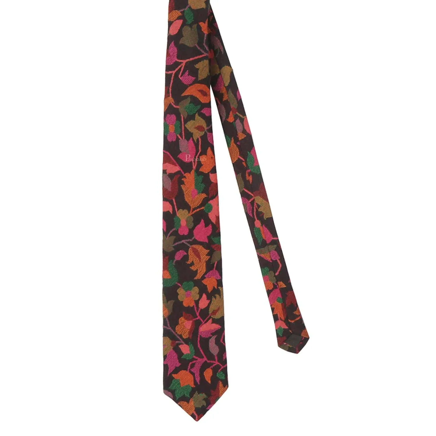 Pashtush mens Fine Wool tie, Jacquard design, Multicolour