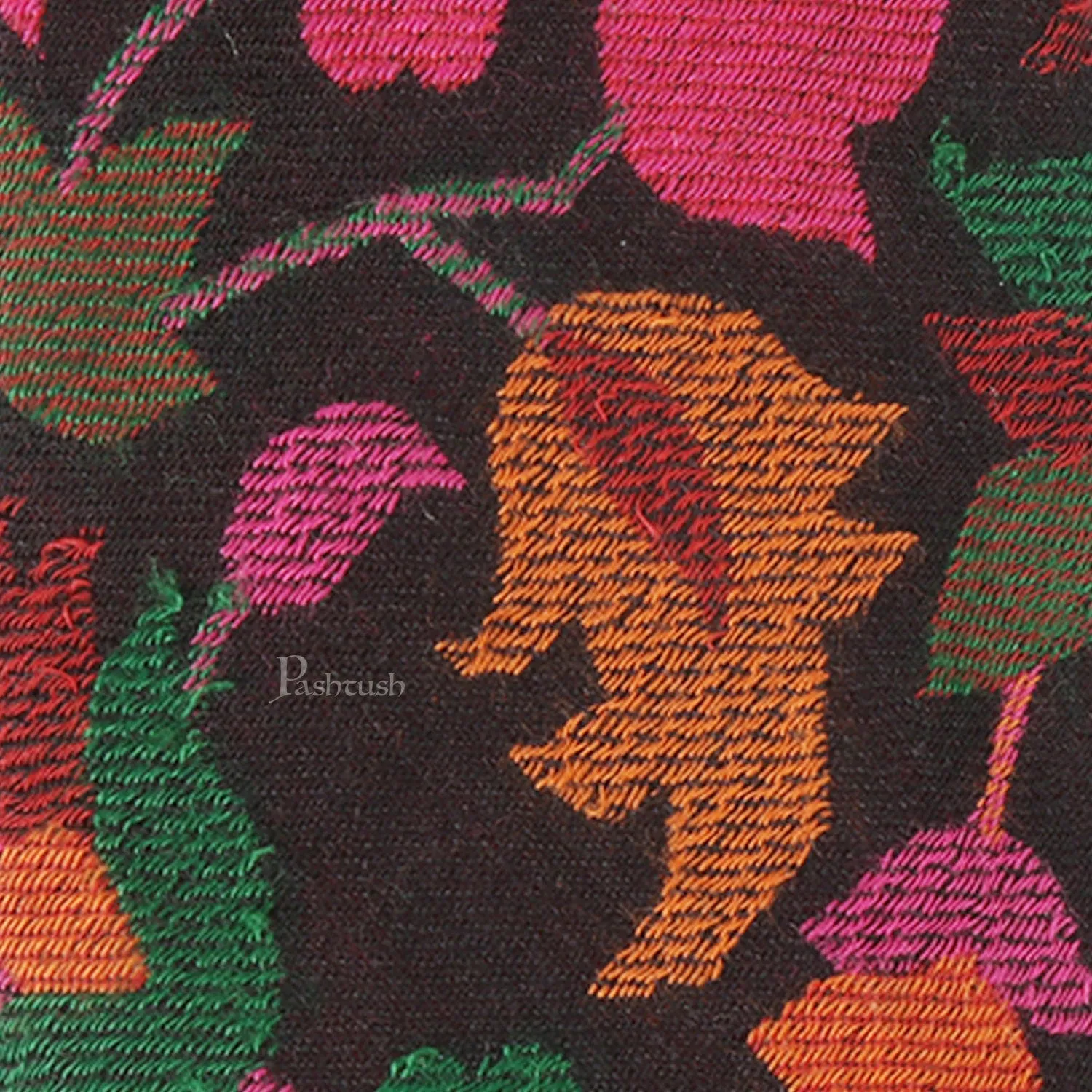 Pashtush mens Fine Wool tie, Jacquard design, Multicolour