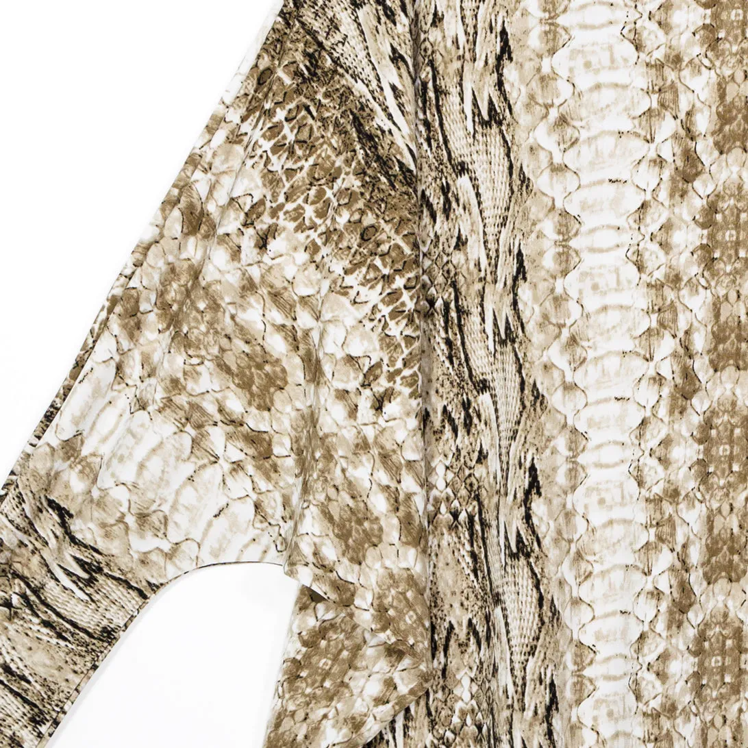 Poncho Sleeve Tunic - Python - Final Sale!