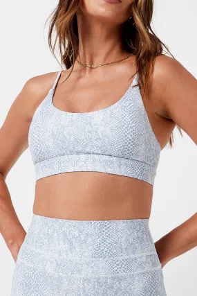 Python Sports Bra (Airy Blue)