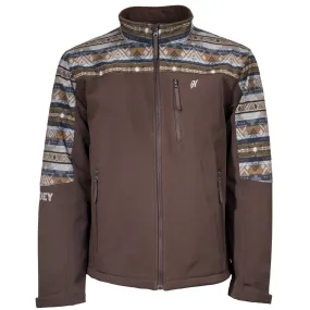 "Hooey Softshell Jacket" Brown/Aztec