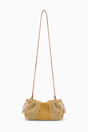 Remy Mini Soft Clutch - Raffia Stripe