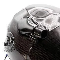 Simpson Lightweight Carbon Fiber DesertDevil RACE Helmet With OFFROAD Wired Racing Helmet Kit - Extra Small