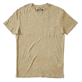 Soldano Linen Pocket Tee - Gold (Final Sale)