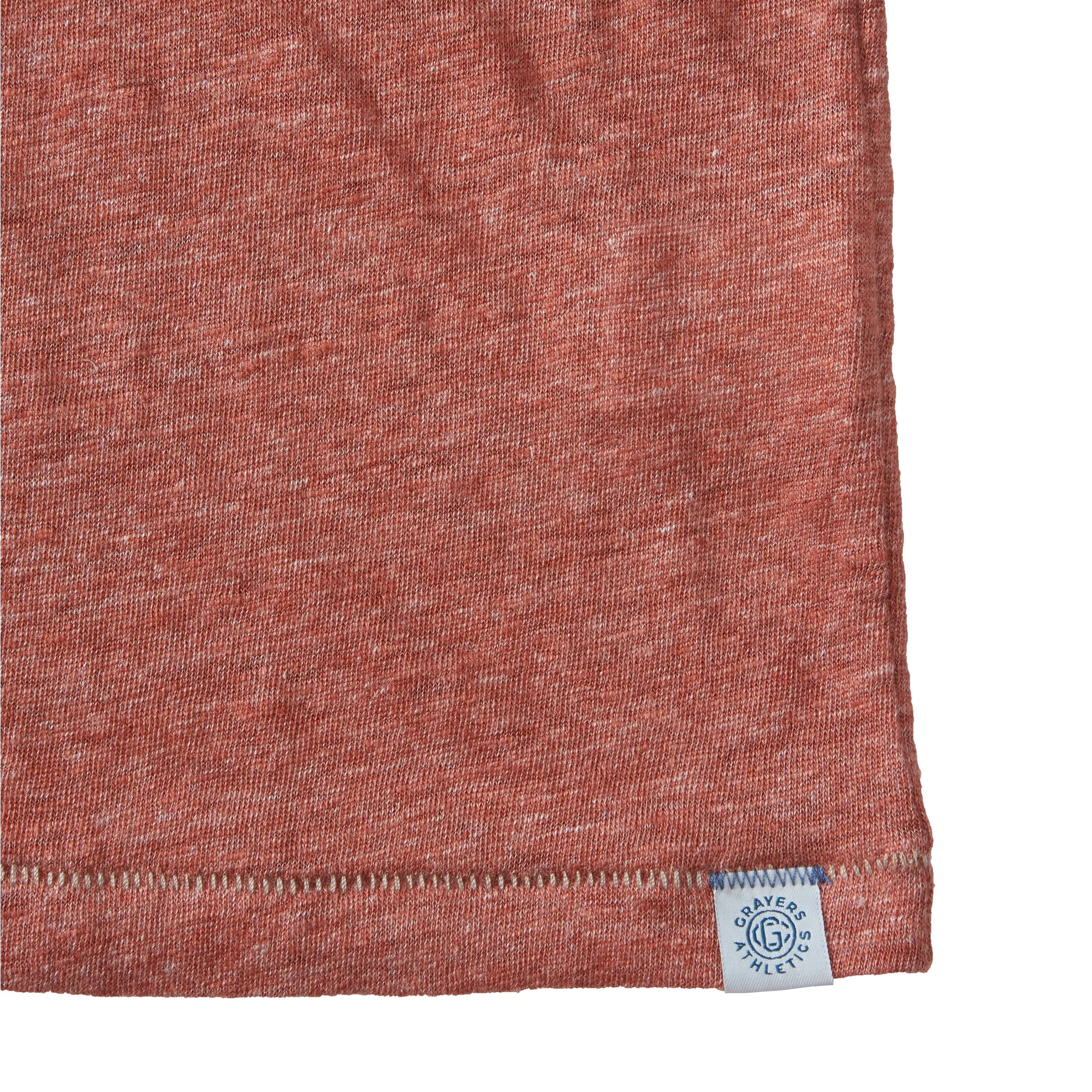 Soldano Linen Pocket Tee - Rust (Final Sale)