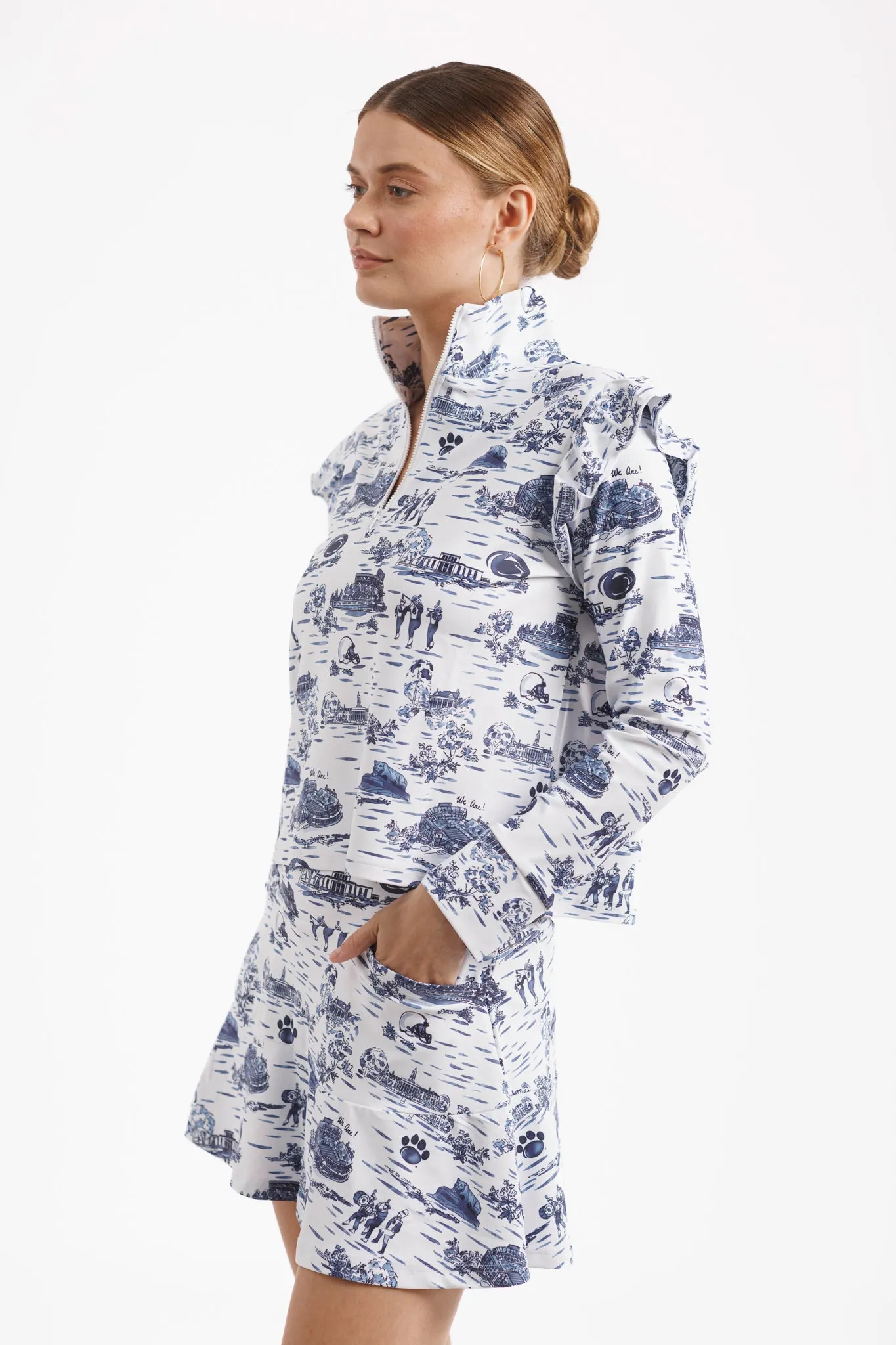 Tailgate Collection Molly Skort - Penn State Toile