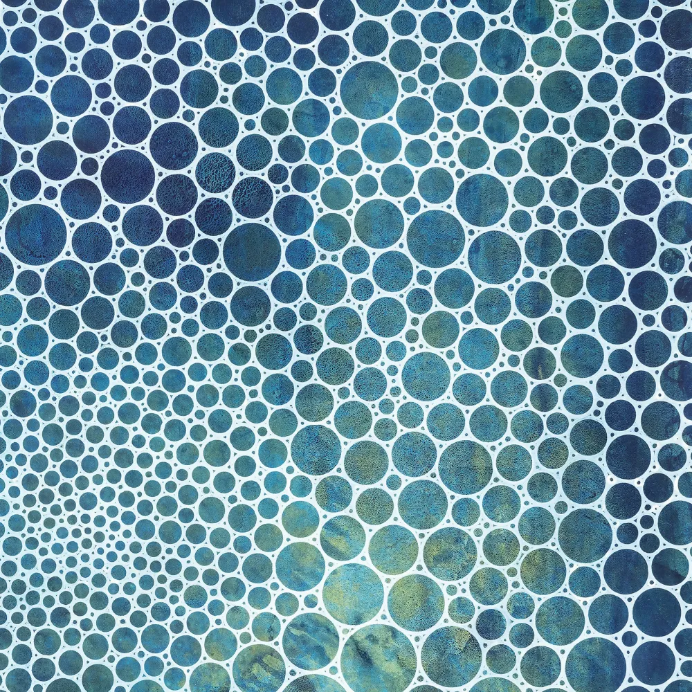 [white circles deep ocean][limited edition print by seth b minkin]